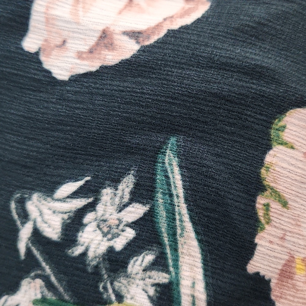 City Chic Jumpsuit Floral Womens Size 20 L Green Pink Flowers - Picture 13 of 13